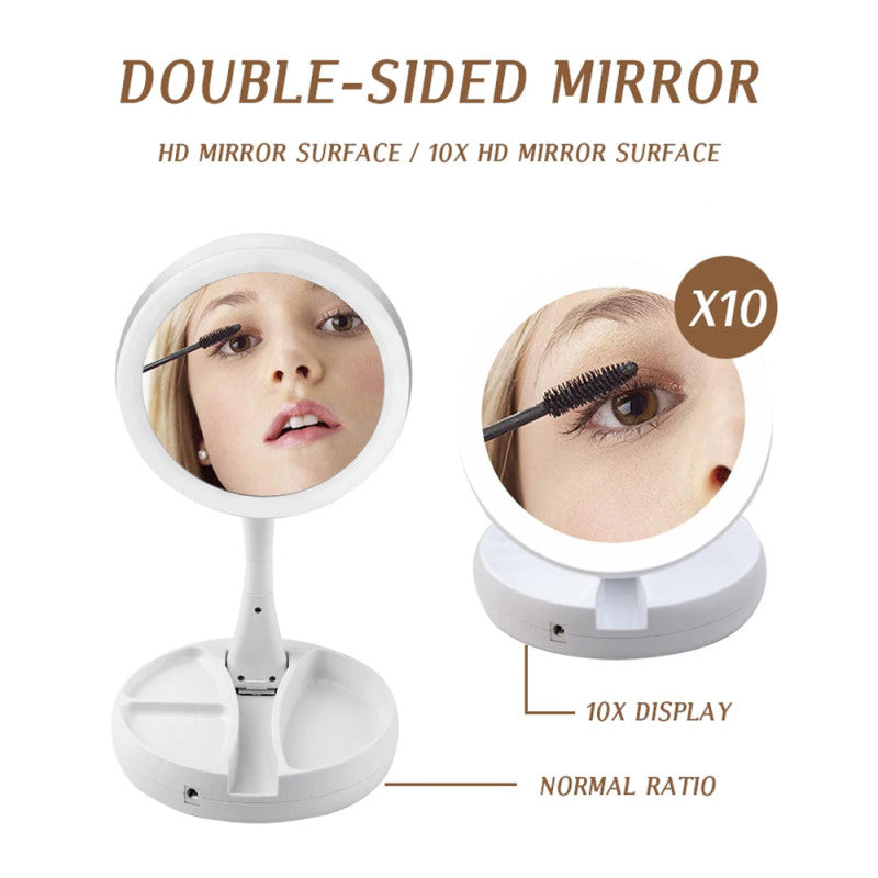 Espejo Para Maquillaje LED Aorlis